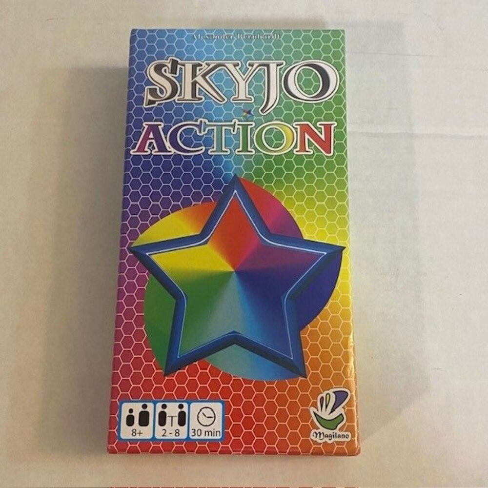 SKYJO ACTION Card Game for Kids 8+ and Adults Made in Germany 2019 New Open Box